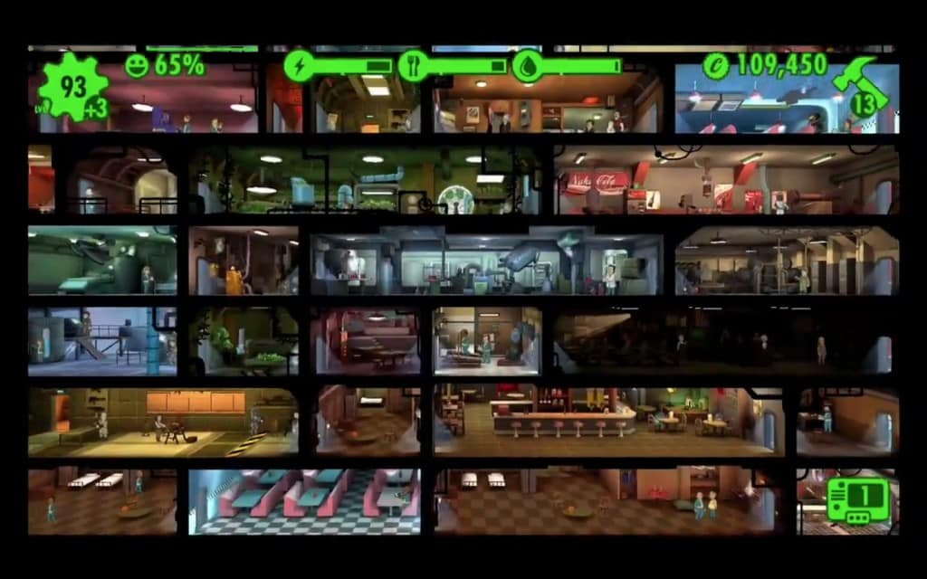download Fallout Shelter rooms