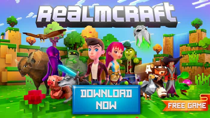 Download & Play RealmCraft 3D Mine Block World on PC & Mac